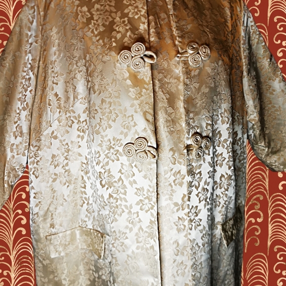 Gorgeous handmade 1940s or 50s brocade set - Picture 2 of 9